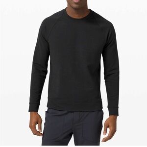 LULULEMON city sweat crew black size M